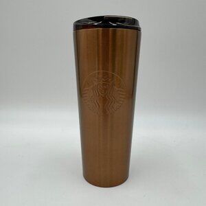 Starbucks Stainless Steel Copper Color 16oz Mug